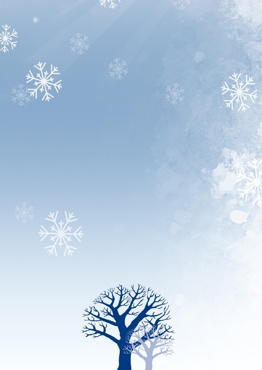 唯美冬天雪景1 (22)冬天雪景信纸模板word模板